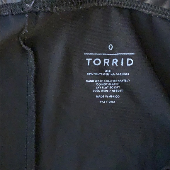 Torrid Black Coated Leggings - Picture 2 of 5